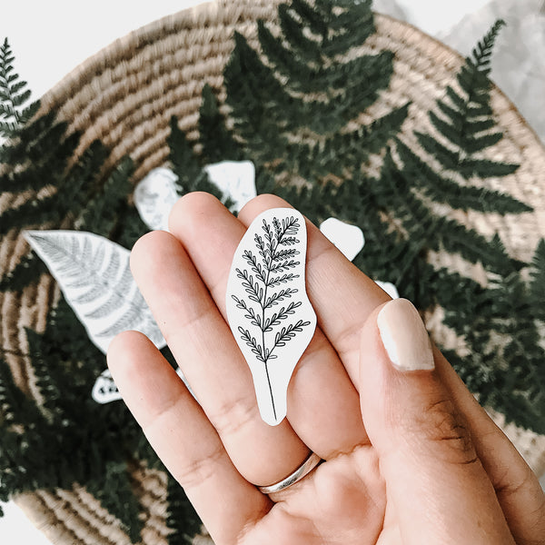 Ferns and Other Florals - Temporary Tattoos