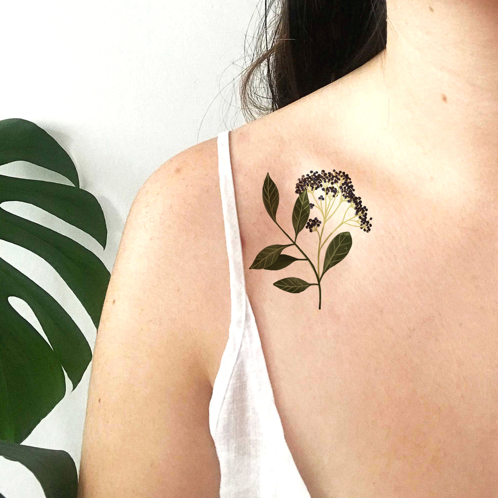 Flower Tattoo Detail Bralette - Assorted Colours – Heartbreak