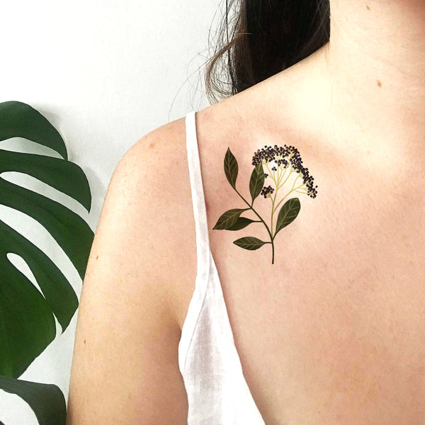 Colourful Florals - Temporary Tattoos