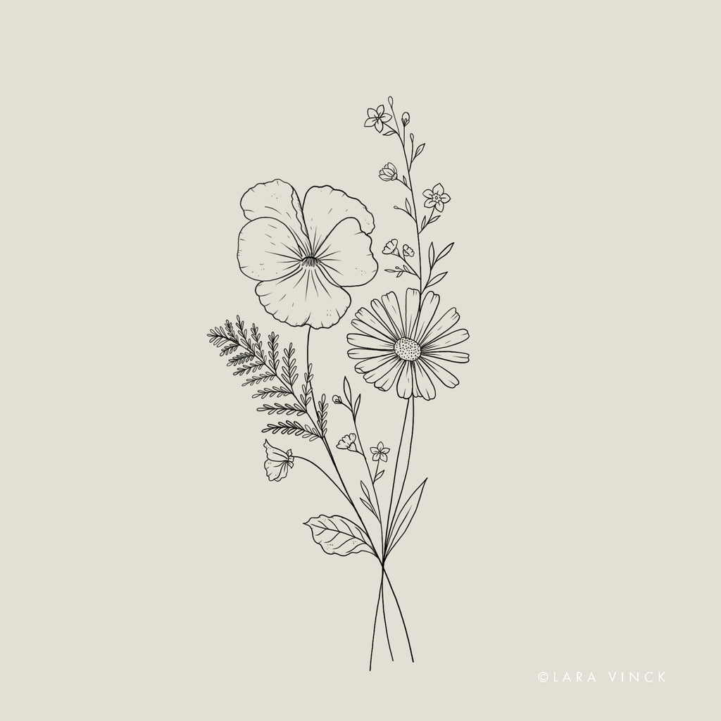 simple miimilis delphinium flower tattoo drawing artistic handdrawn  pencil sketch coloring page with blossom larskapur branches sticl of leaf  natural floral collection small tatto with delphinium 25255270 Vector Art  at Vecteezy