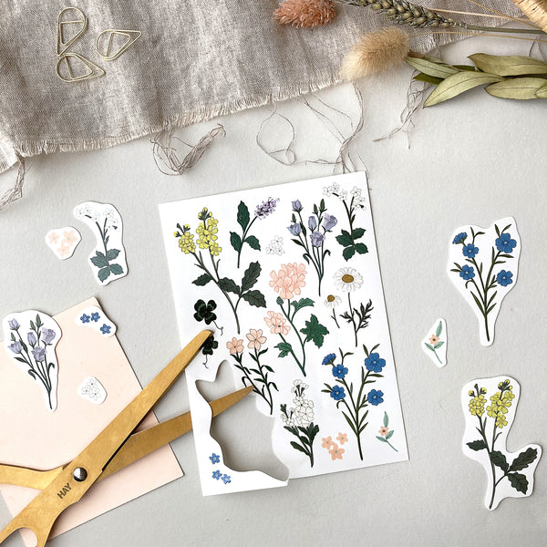 Floriography Friendship Flowers - Temporary Tattoos