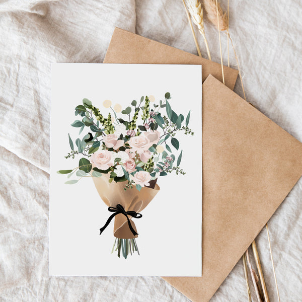 Bouquet of Flowers - Card