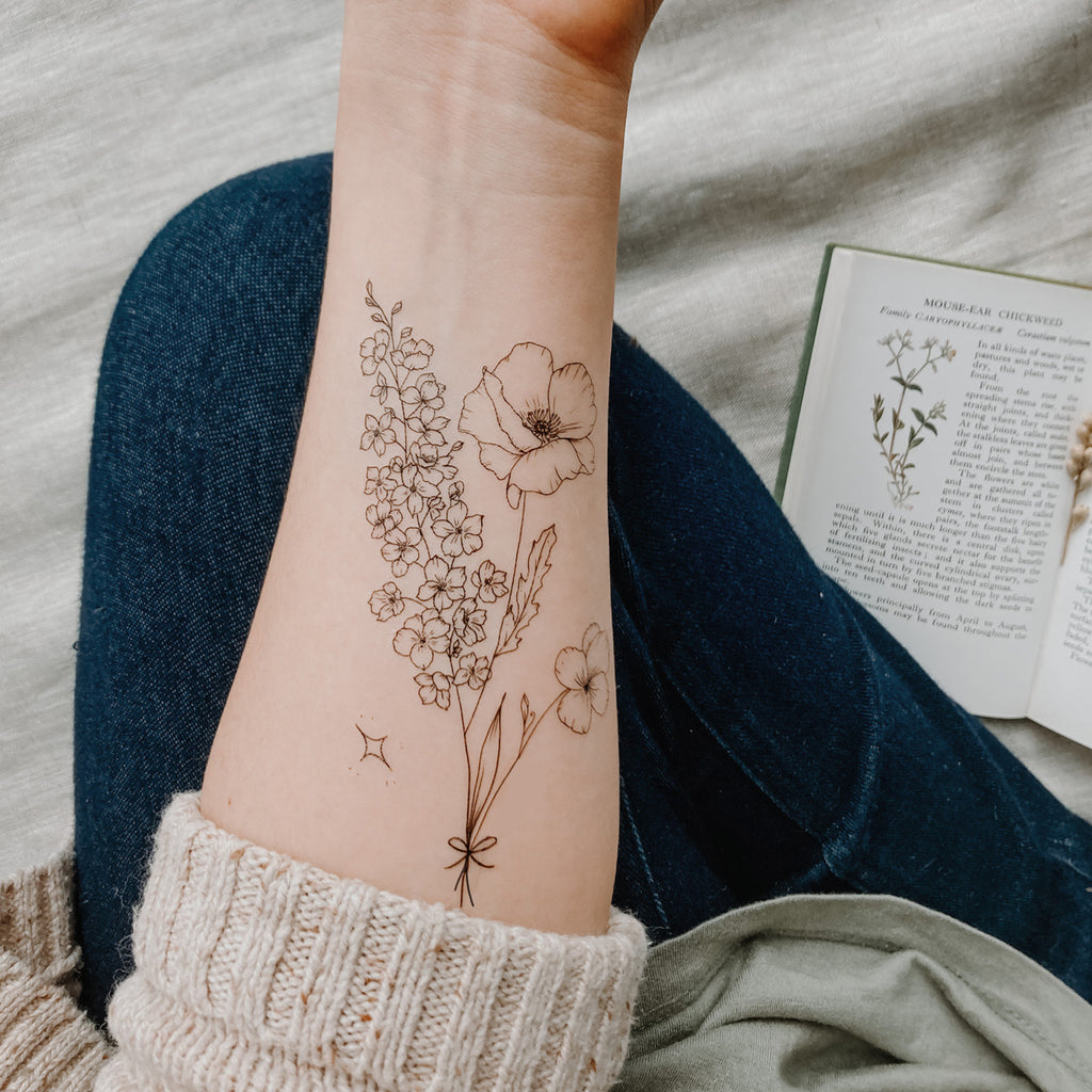 Tattoos For Every Birth Flower | Joseph Nelson Tattoos