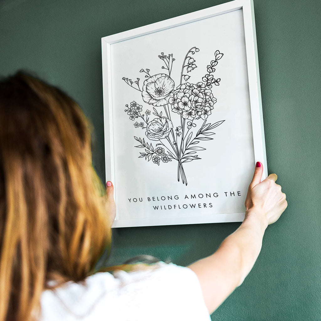 You Belong Among the Wildflowers - Print – Lara Vinck
